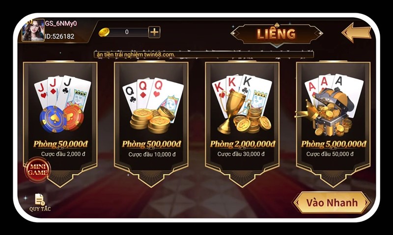 Đa dạng hình thức với game bài Liêng Nohu