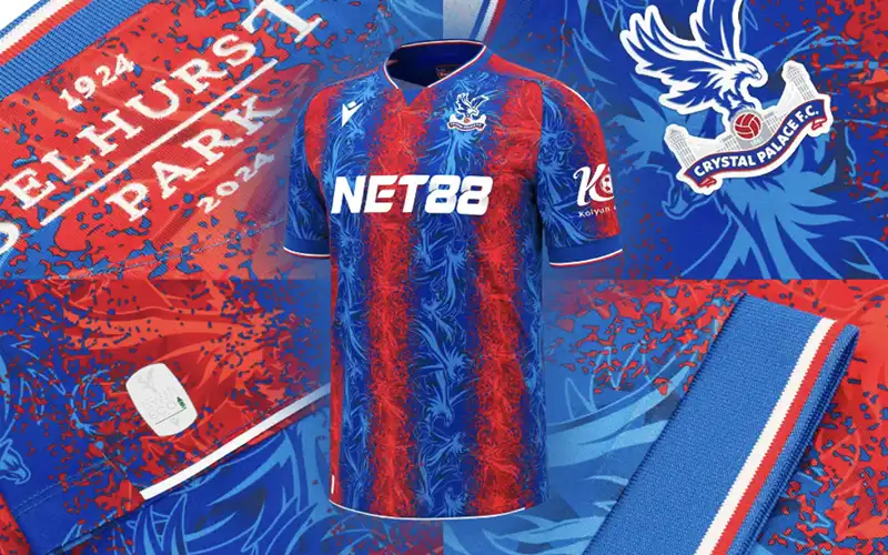 NET88 tài trợ áo đấu CLB Crystal Palace: Mở ra kỷ nguyên mới cho thể thao và giải trí trực tuyến